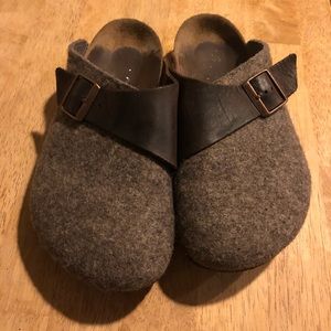 Birkenstock wool and leather clogs size 41 /10
